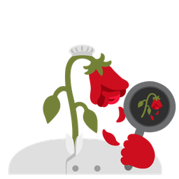 cooking and wilted flower