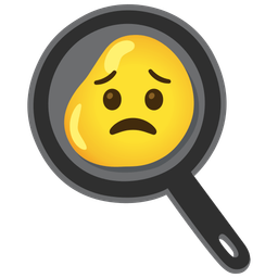 cooking and worried face