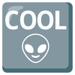 COOL button and alien