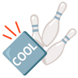 COOL button and bowling