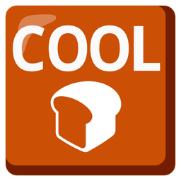 COOL button and bread