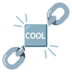 COOL button and chains