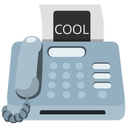 COOL button and fax machine