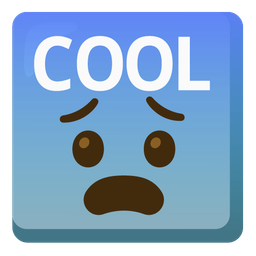 COOL button and fearful face