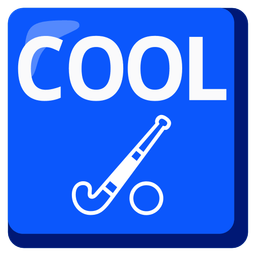 COOL button and field hockey