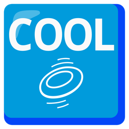 COOL button and flying disc