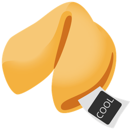 COOL button and fortune cookie