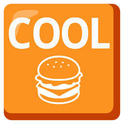 COOL button and hamburger