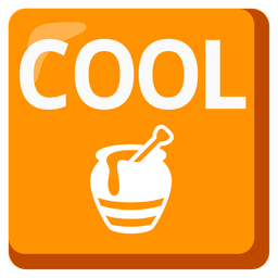 COOL button and honey pot