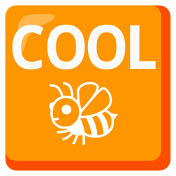 COOL button and honeybee