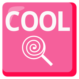 COOL button and lollipop