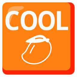 COOL button and mango