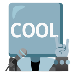 COOL button and microphone