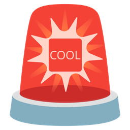 COOL button and police car light