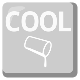 COOL button and pouring liquid