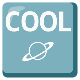 COOL button and ringed planet