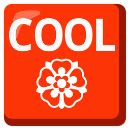 COOL button and rosette