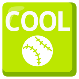 COOL button and softball