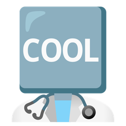 COOL button and stethoscope