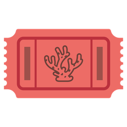 coral and admission tickets