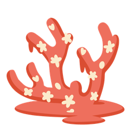 Coral and Melting face