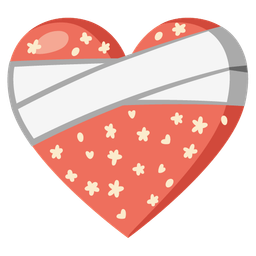 coral and mending heart