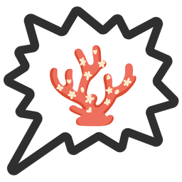 coral and right anger bubble