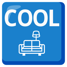 couch and lamp and COOL button