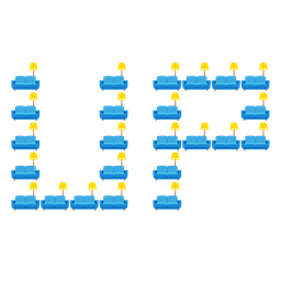 couch and lamp and UP! button