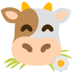 Cow face and Blossom