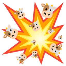 Cow face and Collision