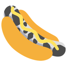 cow face and hot dog