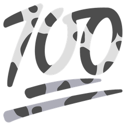 Cow face and Hundred points