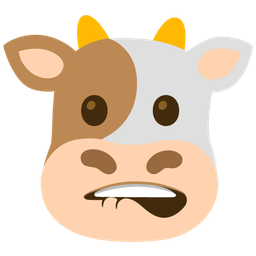 Cow face and Mouth
