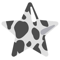 Cow face and Star