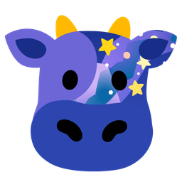 Cow face and Telescope