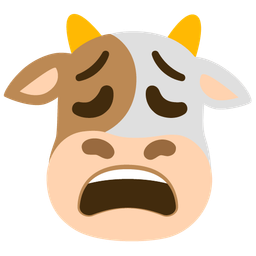 cow face and weary face