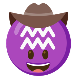 cowboy hat face and Aquarius