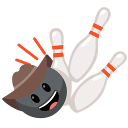 cowboy hat face and bowling