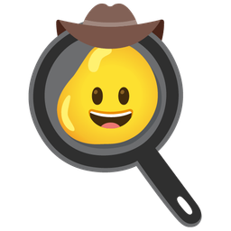 cowboy hat face and cooking