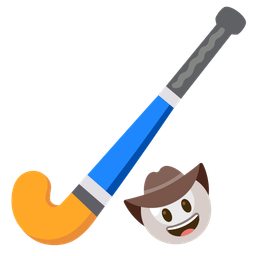 cowboy hat face and field hockey