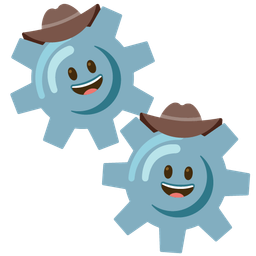 cowboy hat face and gear