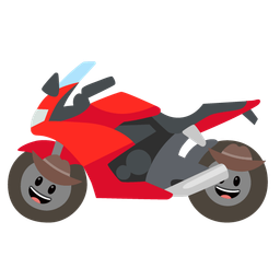 cowboy hat face and motorcycle