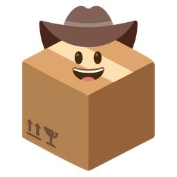 cowboy hat face and package
