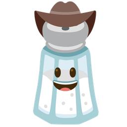 cowboy hat face and salt