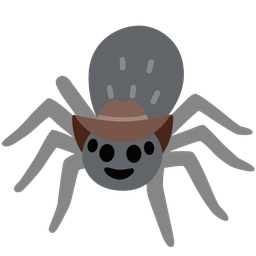 cowboy hat face and spider