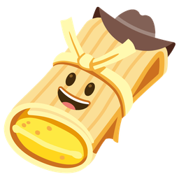 cowboy hat face and tamale