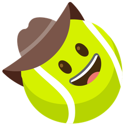 cowboy hat face and tennis
