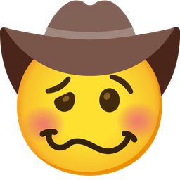 cowboy hat face and woozy face