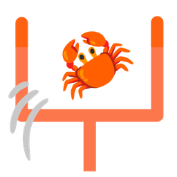 Crab and American football